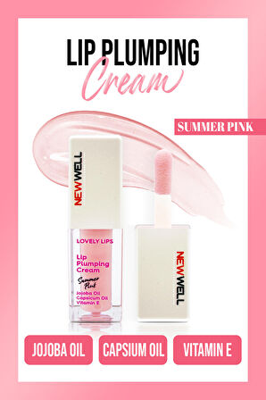 Lip Plumping Cream Summer Pink  Dudak Dolgunlaştırıcı Krem 5 ML