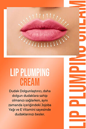 Lip Plumping Cream Sun Orange  Dudak Dolgunlaştırıcı Krem 5 ML