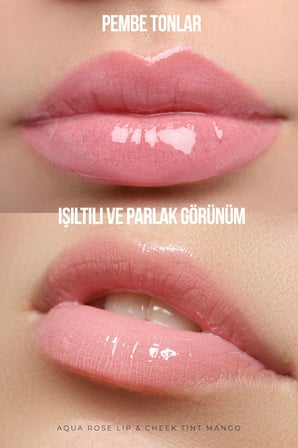 Aqua Rose Lip & Cheek Tint Mango Aromalı 6 ML