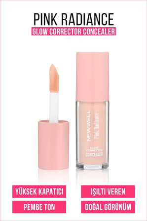 Pink Radiance Glow Corrector Concealer Pembe Işıltılı,Parlaklık,Düzeltici,Kapatıcı 8 GR