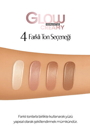 Glow Creamy Highlighter Doğal Işıltılı Krem Aydınlatıcı 30 ML Sandstone 04 