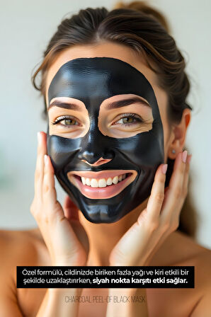 Charcoal Peel-Of Black Mask  Soyunabilinir Siyah Maske 150 ML