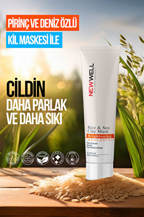 Rice & Sea Clay Mask  Pirinç ve Deniz Özlü Kil Maskesi 100 ML