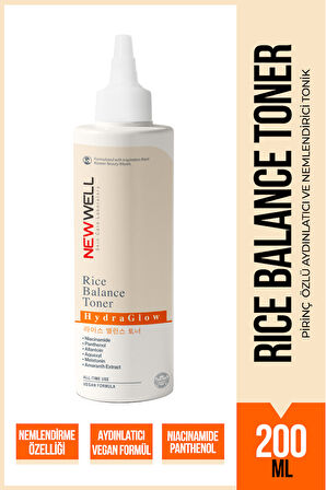 Rice Balance Toner  Pirinç Özlü Nemlendirici ve Aydınlatıcı Toner 200 ML