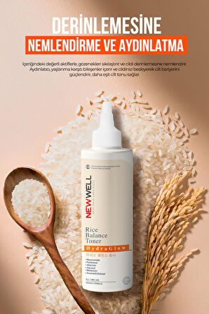 Rice Balance Toner  Pirinç Özlü Nemlendirici ve Aydınlatıcı Toner 200 ML