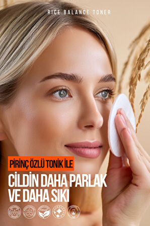 Rice Balance Toner  Pirinç Özlü Nemlendirici ve Aydınlatıcı Toner 200 ML