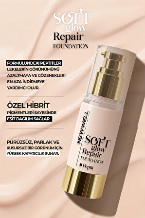 Ivory Soft Glow Repair Foundation  Yumuşak Işıltılı Onarıcı Fondöten 30 ML