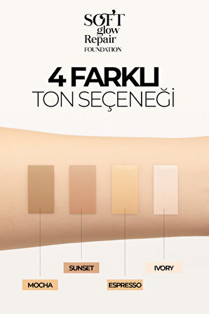 Sunset Soft Glow Repair Foundation  Yumuşak Işıltılı Onarıcı Fondöten 30 ML
