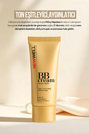 Medium Tones BB Cream Beauty Balm  Nemlendirici ve Ton Eşitleyici 30 ML
