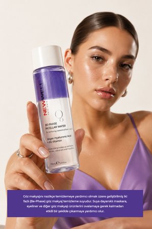 Be-Phase Eye Micellar Water Purple | Göz Makyaj Temizleme Suyu Mor 150 ml