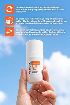 Deodorizing Roll On Terleme Önleyici Koltuk Altı Roll On (Turuncu) 75 ML