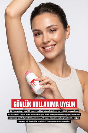 Deodorizing Roll On Terleme Önleyici Koltuk Altı Roll On (Kırmızı) 75 ML