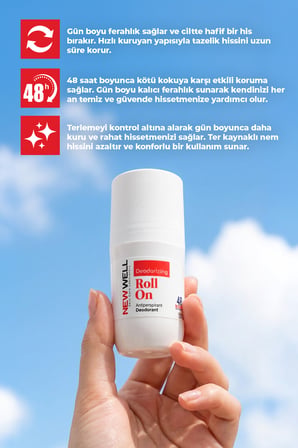Deodorizing Roll On Terleme Önleyici Koltuk Altı Roll On (Kırmızı) 75 ML