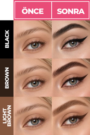 Duo Pen 2-in-1 Brow & Eyeliner Black 01 2 ml