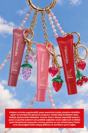 Charm Lip Balm & Gloss – Dudak Balmı ve Parlatıcısı Kırmızı 03 15 ml