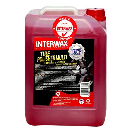 INTERWAX KONSANTRE LASTİK PARLATICI MULTI 5 KG