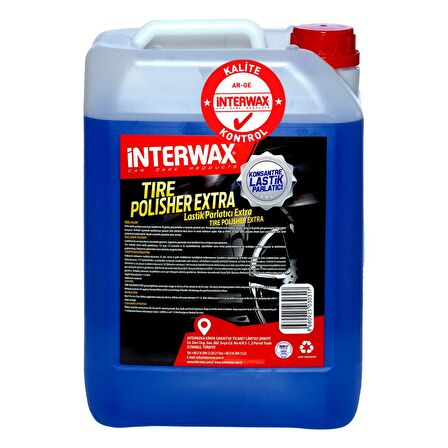 INTERWAX KONSANTRE LASTİK PARLATICI EXTRA 5 KG