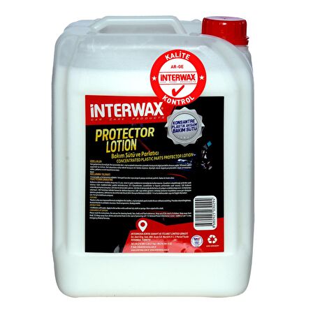 INTERWAX KONSANTRE TORPİDO PARLATICI VE BAKIM SÜTÜ 5 KG