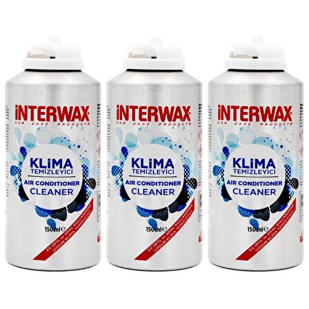 INTERWAX 3 ADET LİMON KOKULU KLİMA TEMİZLEYİCİ KLİMA FRESH