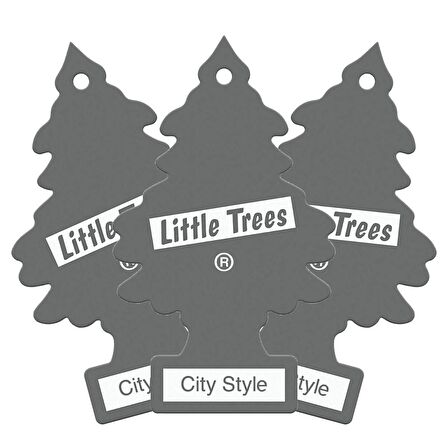 Little Trees 3'lü City Style Baharat ve Odun Aromalı Asma Oto Kok