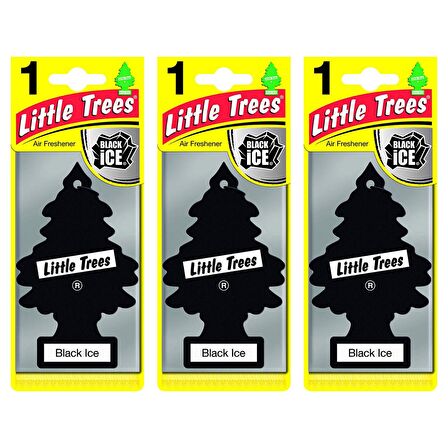 Little Trees 3'lü Black Ice Asma Oto Kokusu