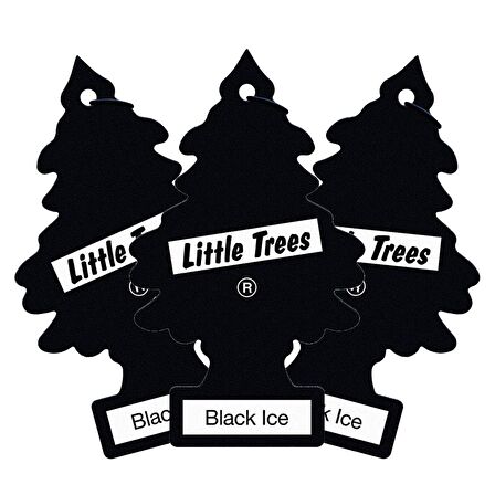 Little Trees 3'lü Black Ice Asma Oto Kokusu