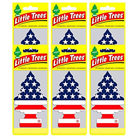 Little Trees Amerikan Bayraklı Vanilla Pride Oto Kokusu 6 Adet