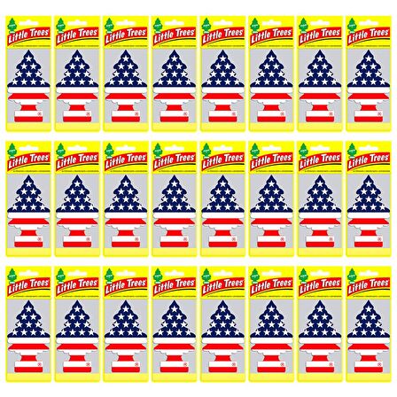 Little Trees Amerikan Bayraklı Vanilla Pride Oto Kokusu 24 Adet