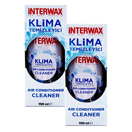 INTERWAX LİMON KOKULU KLİMA TEMİZLEYİCİ KLİMA FRESH 150 ML (2ADET)