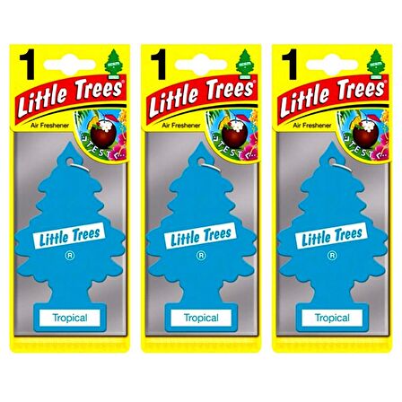 Little Trees Tropikal Aromalı Asma Oto Kokusu 3 Adet