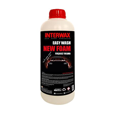 INTERWAX EASY WASH NEW FOAM FIRÇASIZ OTO YIKAMA KÖPÜĞÜ 1 KG