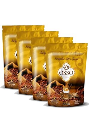 Osso Sade Öğütülmüş Osmanlı Türk Kahvesi 4x500 gr 