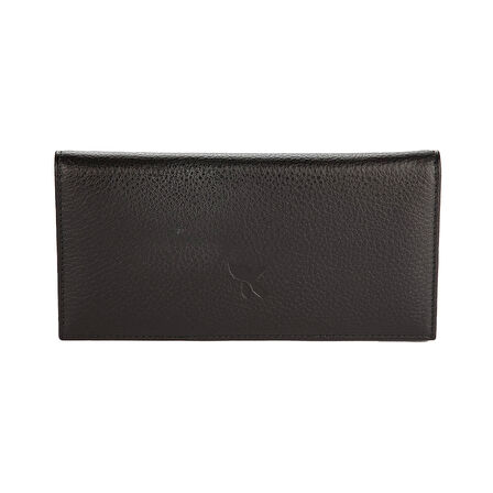 Karalı Hakiki Deri Unisex Portföy Siyah BC423-01
