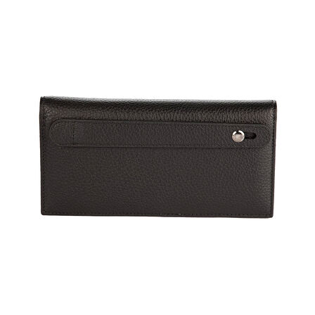 Karalı Hakiki Deri Unisex Portföy Siyah BC423-01