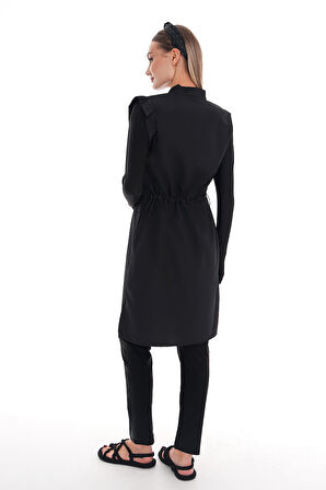 Tam Kapalı Tesettür Mayo 2511 Bahar Siyah | XL