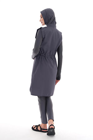 Tam Kapalı Tesettür Mayo 2511 Bahar Gri | M
