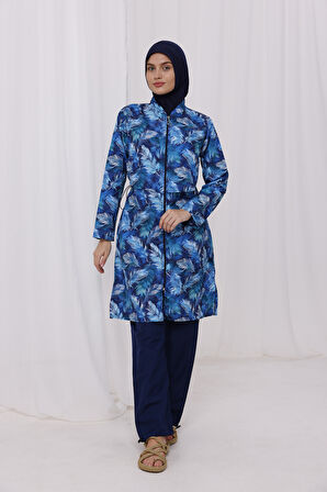 Paraşüt Tam Kapalı Tesettür Mayo 2503 Tülay Lacivert | L