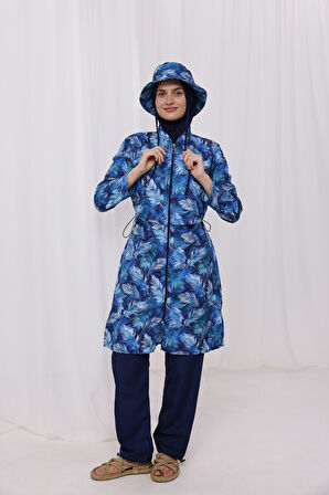 Paraşüt Tam Kapalı Tesettür Mayo 2503 Tülay Lacivert | L