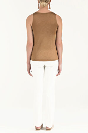 Vizon Çizgili triko bluz 28483 | 42