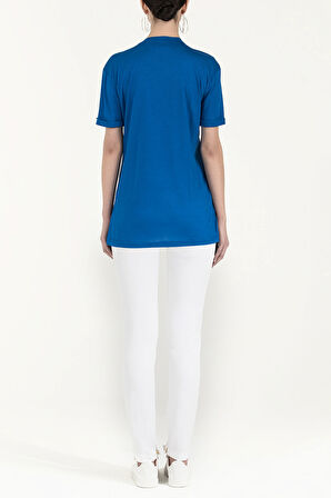 Saks Bol kesim tshirt 19564 | 40