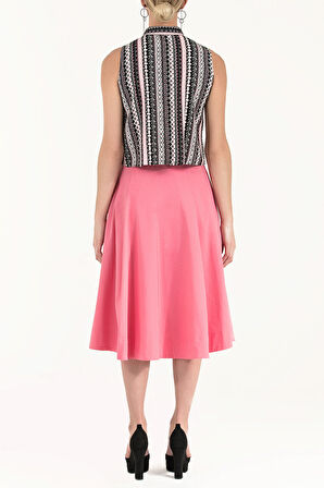 Pembe Kristal taşlı bluz 19681 | 42