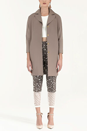 Vizon Lastik ve dantelli pamuk pantolon 41300 | 42