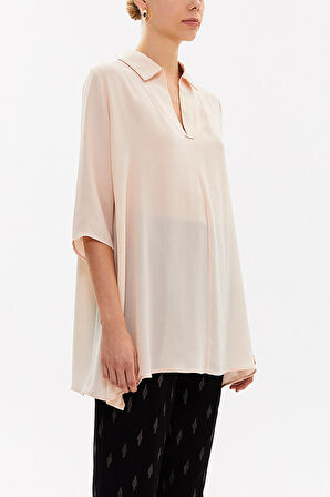 Bej Bol kesim gömlek 19696 | 44