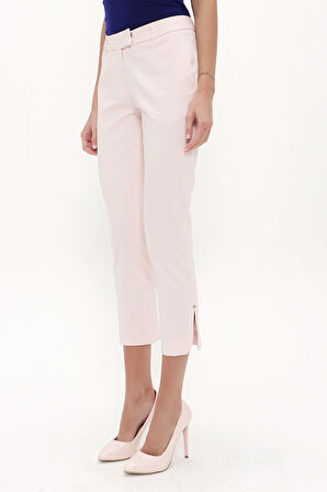 Pembe Düşük bel boru paça pantolon 41304 | 44