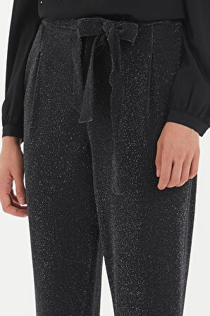 Siyah Beli Lastikli Pantolon 41325 | 40