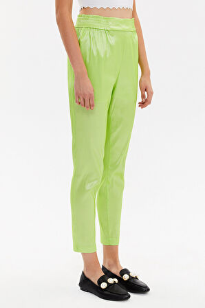 Yeşil Beli lastikli pantolon 41356 | 40