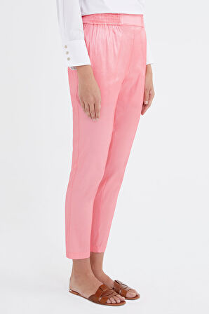 Pembe Beli lastikli pantolon 41356 | 42