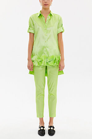 Yeşil Piliseli gömlek 10735 | 44