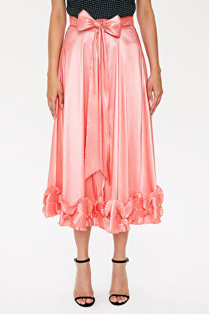 Pembe Piliseli etek 81082 | 40