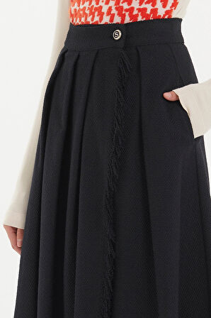 Siyah Anvelop kapama uzun etek 81084 | 40